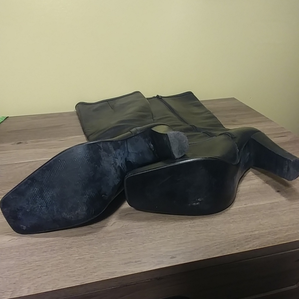 Nine West Black Leather Boots - Picture 4 of 5